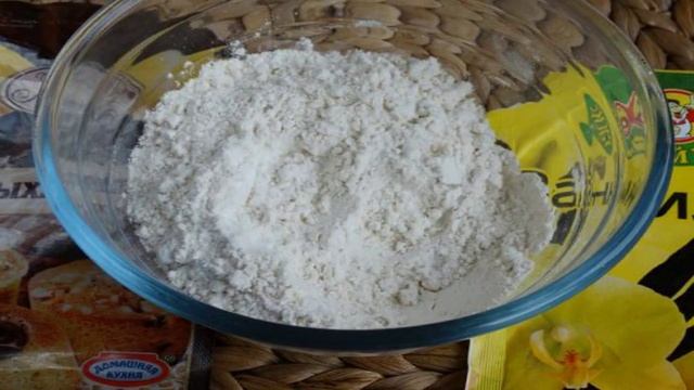 Ванильный бисквит на кипятке