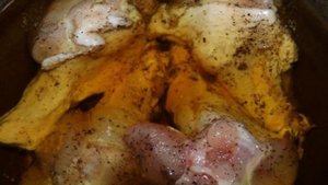 Крылья фри в соусе барбекю