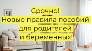 Единое пособие с 15 мая 2025: новые правила выплат