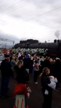 Поезд Победы прибыл в Орске