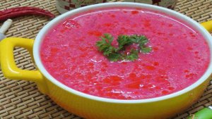 Борщ красный с картофелем