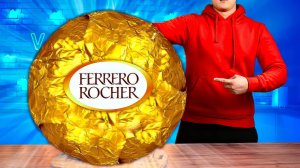 Я СДЕЛАЛ ГИГАНТСКИЙ FERRERO ROCHER  ВЕСОМ 100 КИЛОГРАММ ВАНЗАЙ vanzai в 4K