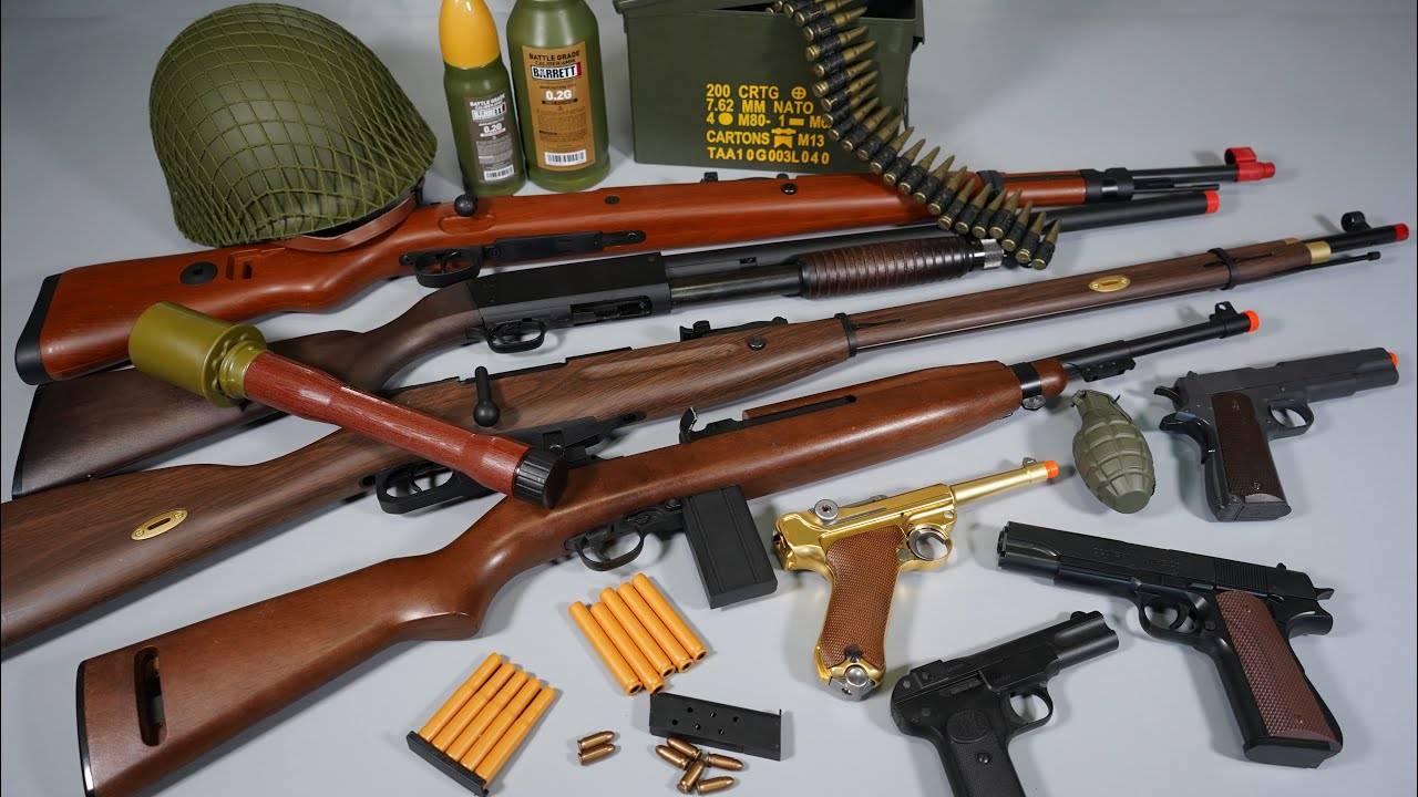 Пистолеты и оружие Второй мировой войны: США, Германия, СССР