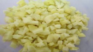 Картофельный салат с шампиньонами и огурцами