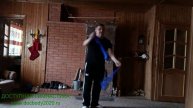 Разминка с пои-булавами в деревне (2)