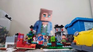 ну, я сделал типа картину для мультика лего майнкрафт.