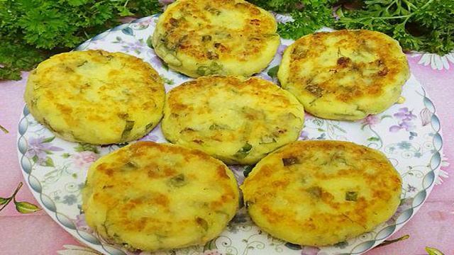 Сырники с зелёным луком