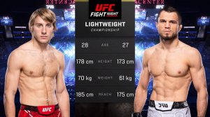 Пэдди Пимблетт против Умара Нурмагомедова Полный бой - UFC 5