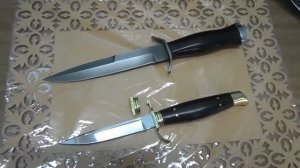 Тактический нож Защитник. Финка нож НКВД разборная.