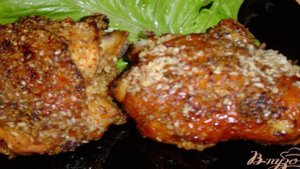 Цыпленок в кунжуте