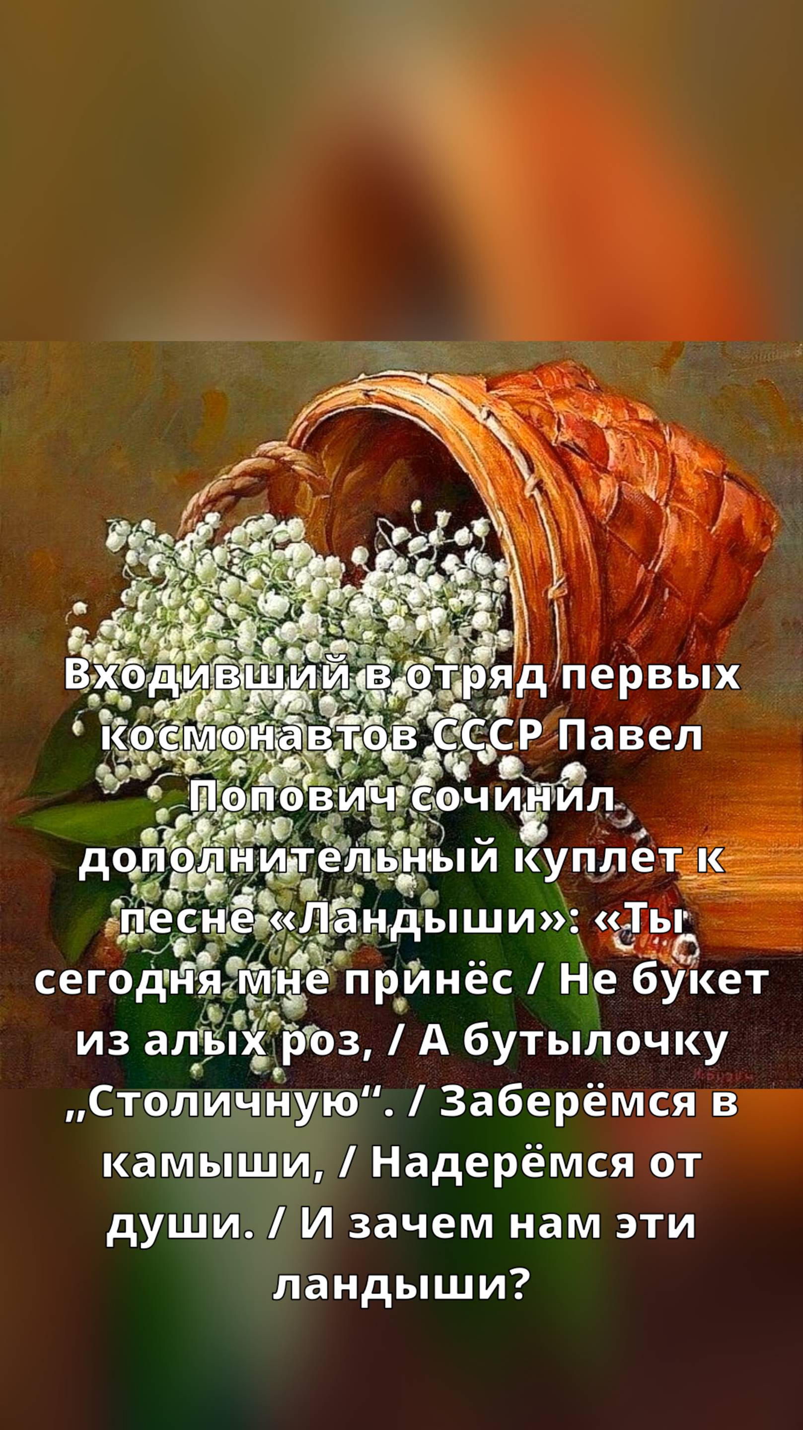 ЛАНДЫШИ и немного юмора