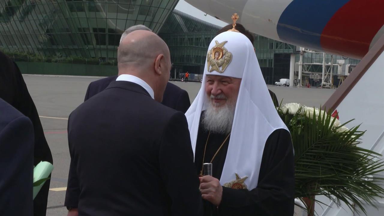 В столицу Азербайджана прибыл патриарх Московский и Всея Руси Кирилл