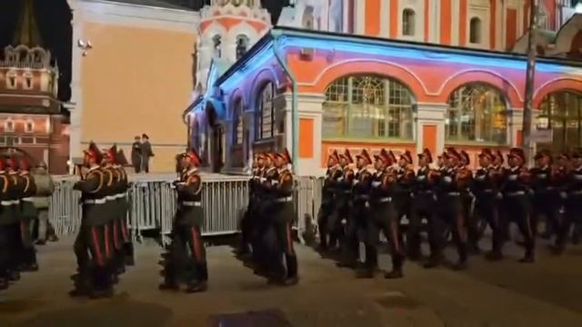 📍Moscow, Red Square 
The Vietnamese parade formation during the Victory Day Parade rehearsal ...