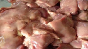 Куриная печень с овощами