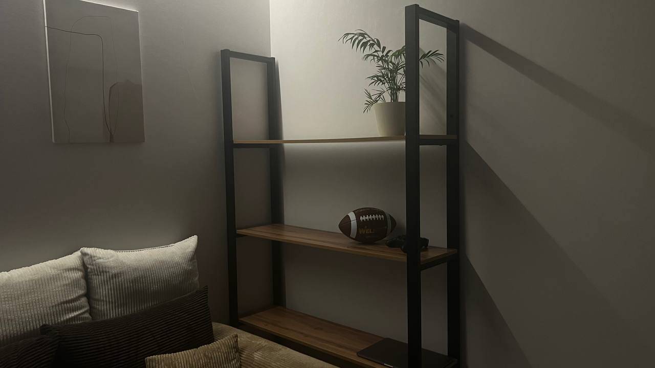 Стеллаж в стиле Лофт из доступных материалов