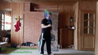 Разминка с пои-булавами в деревне (8)