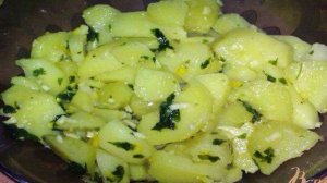 Лимонный картофель