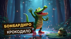 Бомбардиро Крокодило — мульт-клип с мемами и танцами! ✨🛸🐊