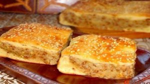 Постный пирог с картофелем и гречкой