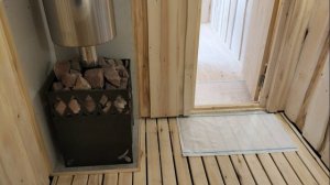 Каркасная баня Скандинавия 6х2,40