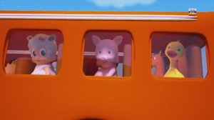 колеса на автобусе пойти кругом _ Дети потешки _ Preschool Rhymes _ The Wheels on the Bus