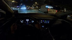 2024 GAC GS3 / ГАК ГС3 1.5 Турбо робот 170 л.с. | Ночной тест-драйв от первого лица | Разгон 0-100