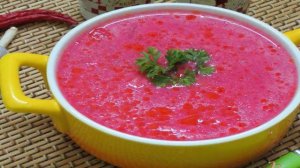 Борщ красный с картофелем