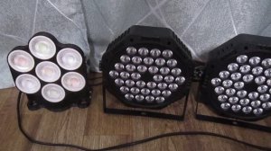 мини DMX 54 контроллер, обзор, настройка, программирование