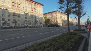 Репетиция парада Победы 3 мая 2025 года. Район Курского вокзала