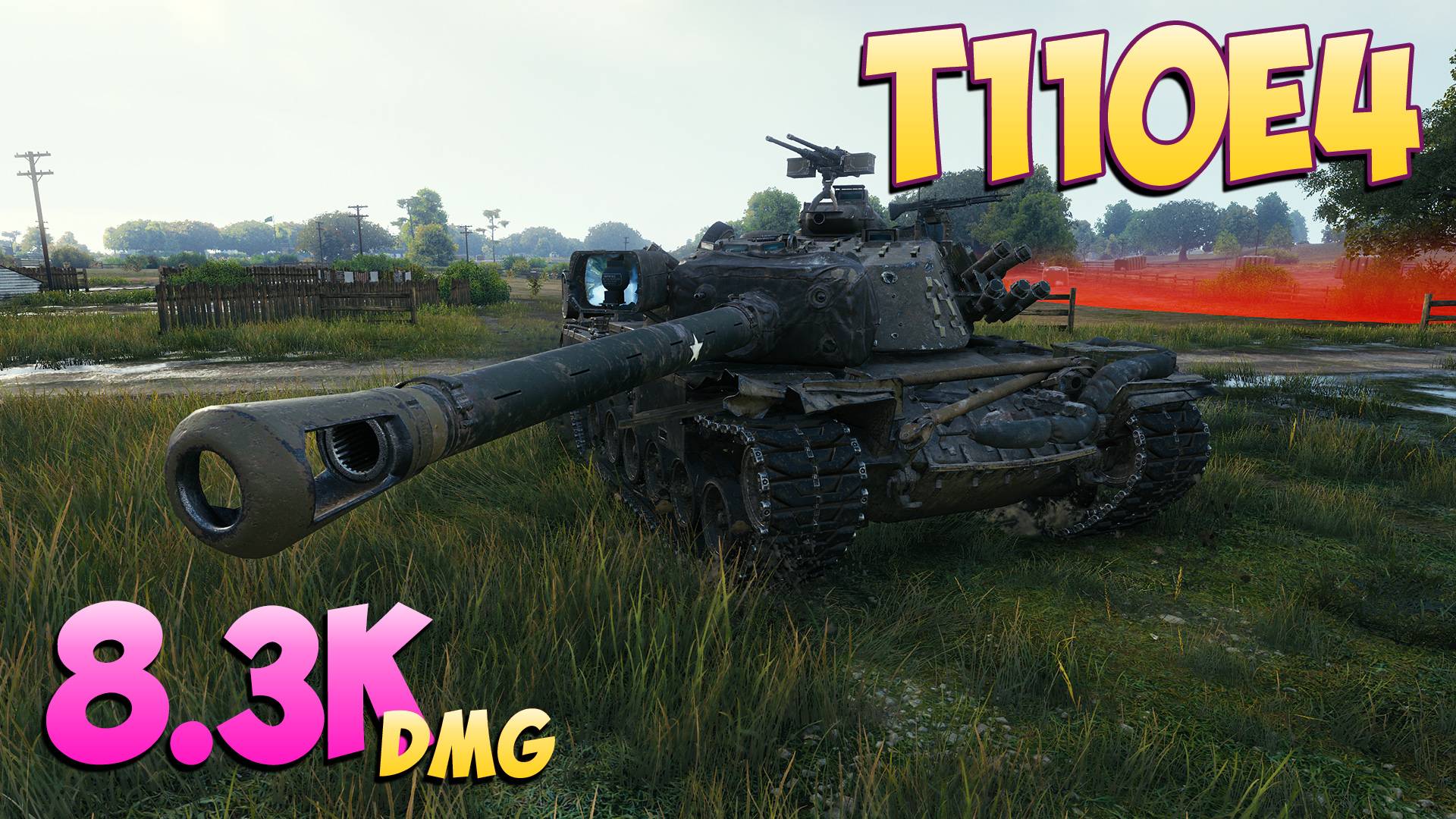 T110E4 - 4 Фрагов 8.3K Урона - Напряженный! - Мир Танков