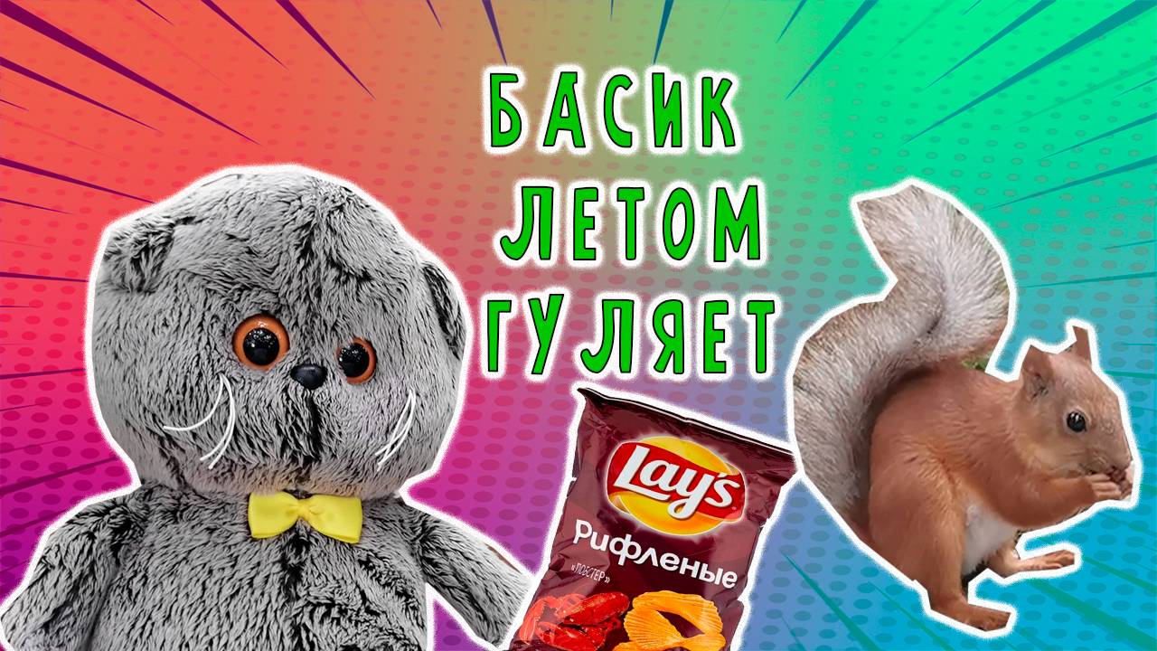 😺 ВЛОГ БАСИК И ХОЗЯЙКА ГУЛЯЮТ ЛЕТОМ 🙀 БАСИКИ БАСИКИ смотреть онлайн