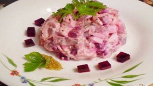 Салат Свекольный с рыбой