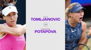 22.06.2024. Айла Томлянович - Анастасия Потапова. WTA Birmingham. Ajla Tomljanovic - Anastasia Potap