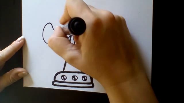 Como dibujar un abanico Как нарисовать милые рисунки