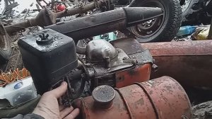 МТЗ-05 УД-15 китайский карбюратор бензину 15 лет запуск на холоде