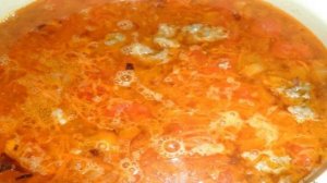 Подлива со свиным мясом