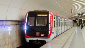 Поездка по Калужско-Рижской линии на поезде 81-765/766/767.3 от Новоясеневский до Медведково