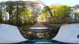Проезд к музею «Дача Сталина» от Курортного проспекта. Видео 360°