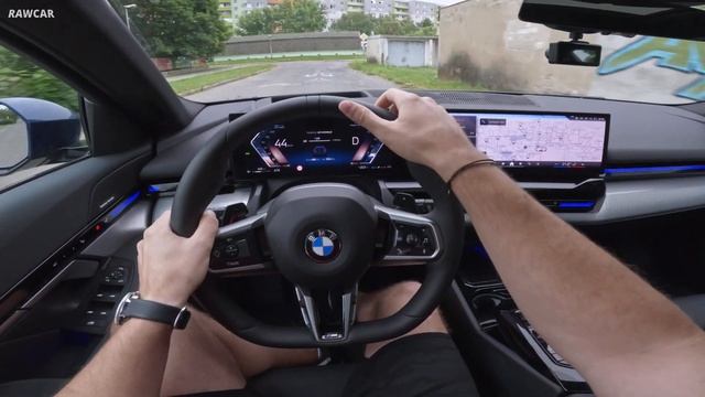 2024 BMW 5 Series Touring (520d M Sport) - POV Test Drive