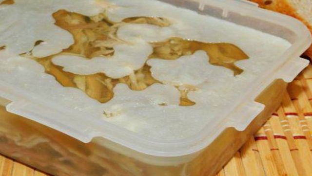 Курино-свиной холодец