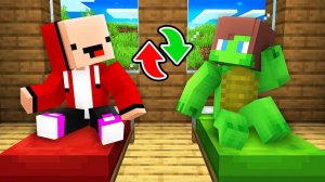 Майки и Джей Джей меняются головами— Мультик с Персонажами Майнкрафт