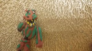 слепил фантом Фокси из пластилина фнаф 3