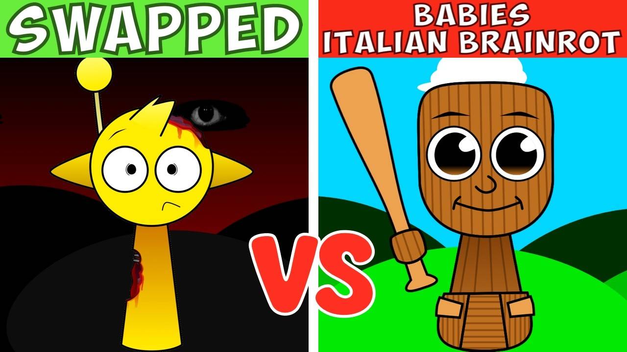 Incredibox Sprunki | Swapped VS BABIES ITALIAN BRAINROT☺️