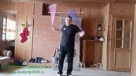 Разминка с пои-булавами в деревне (4)