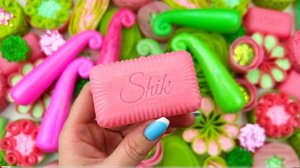 GREEN&PINK🍏🩷ASMR Soap