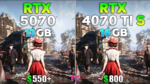 RTX 5070 vs RTX 4070 Ti SUPER - Test in 10 Games