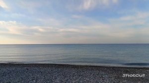 АБХАЗИЯ. ЦАНДРЫПШ. 23 СЕНТЯБРЯ. РАССВЕТ НА МОРЕ