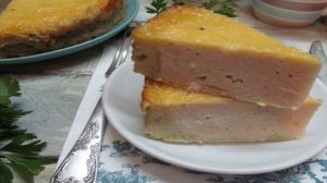 Открытый пирог из куриного фарша с картофелем