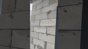 заделка сквозных щелей в пеноблоке