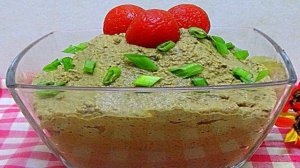 Паштет из куриной печени с грибами, диетический